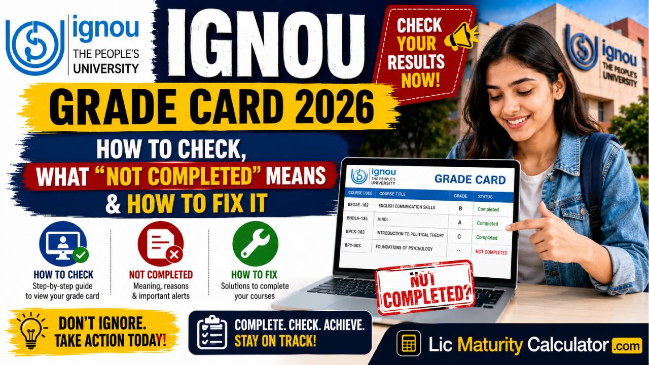 IGNOU Grade Card 2026