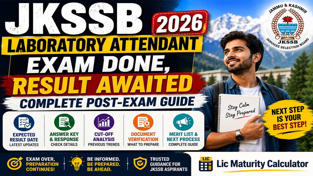 JKSSB Laboratory Attendant