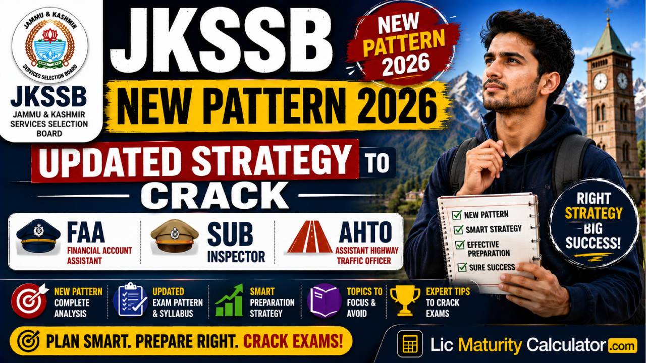 JKSSB New Pattern 2026