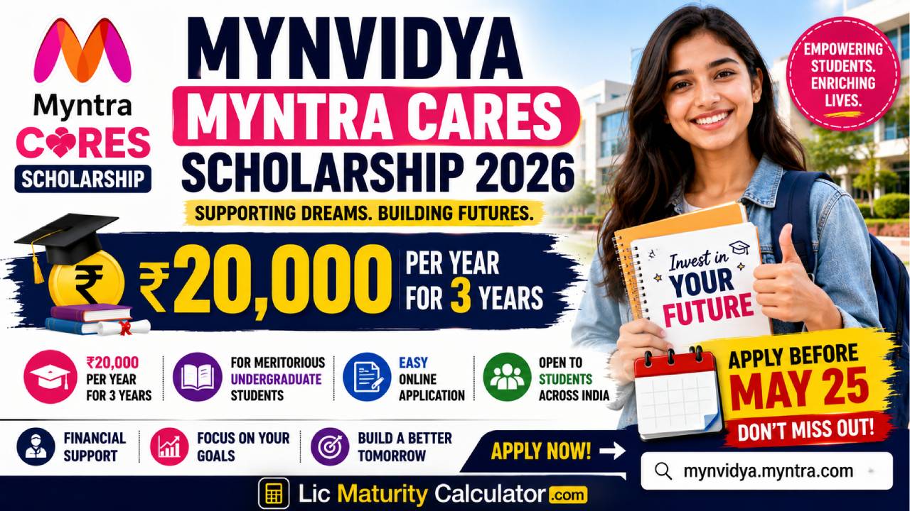 MynVidya Myntra Cares Scholarship 2026