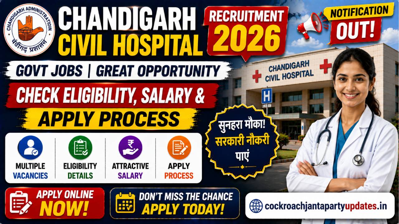 Chandigarh Civil Hospital Recruitment 2026