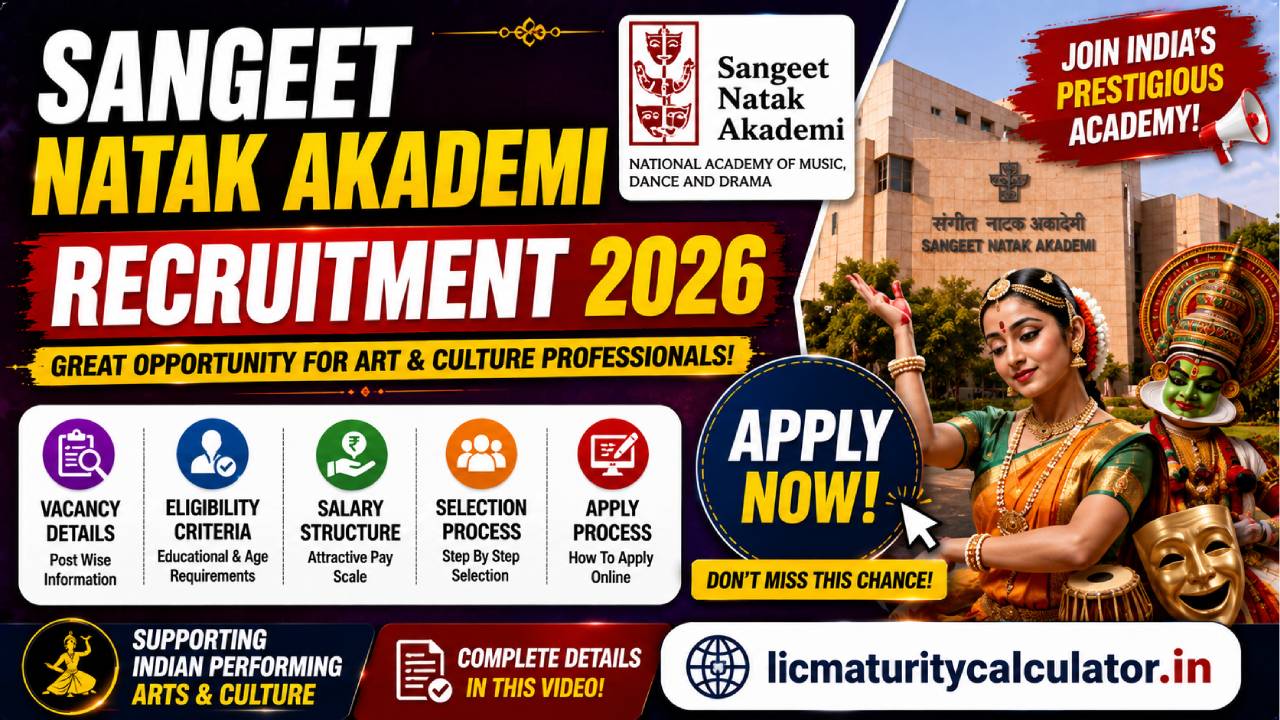 Sangeet Natak Akademi Recruitment 2026