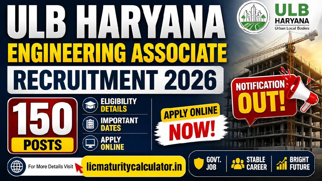 ULB Haryana Engineering Associate Recruitment 2026