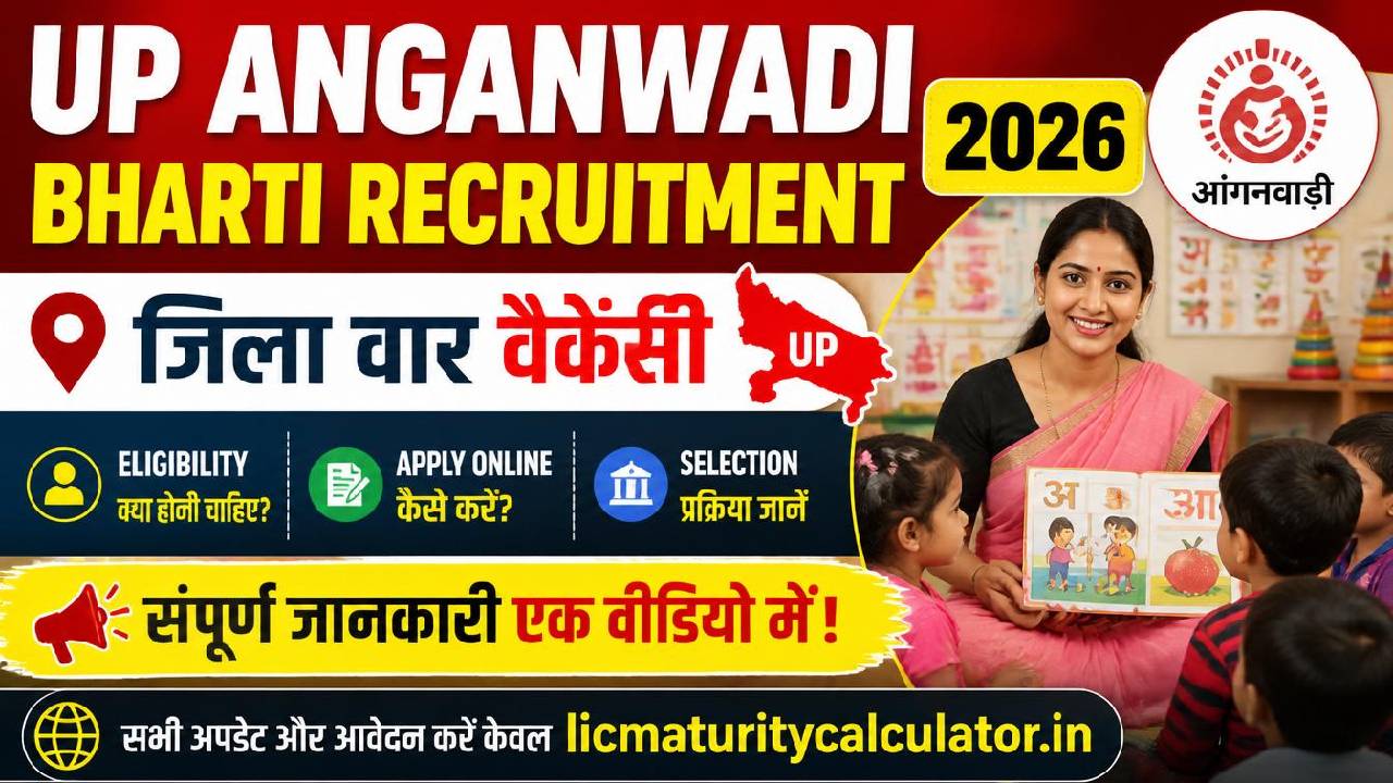 UP Anganwadi Bharti Recruitment 2026